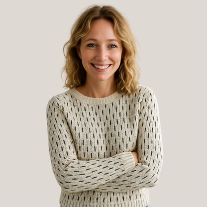 Mette | Aansluitende gebreide trui