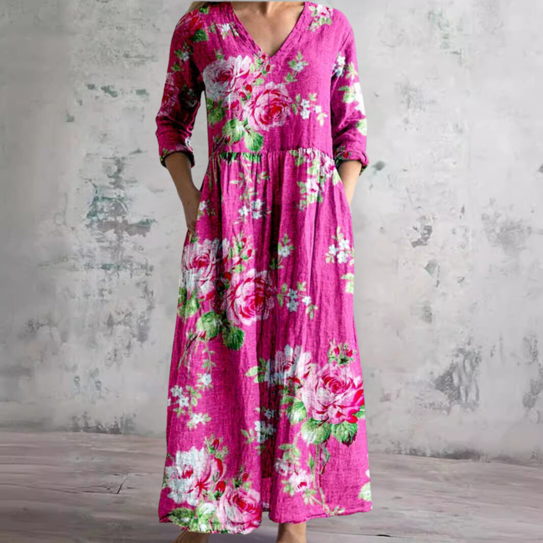 Rose™ – Jurk met Bloemenprint voor Elegante Lichtheid