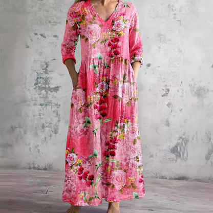 Rose™ – Jurk met Bloemenprint voor Elegante Lichtheid