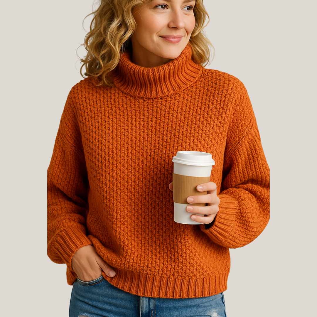 Mette | Klassisches Strick-Sweatshirt