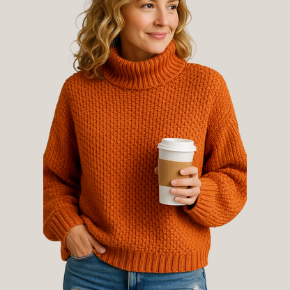 Mette | Klassisches Strick-Sweatshirt