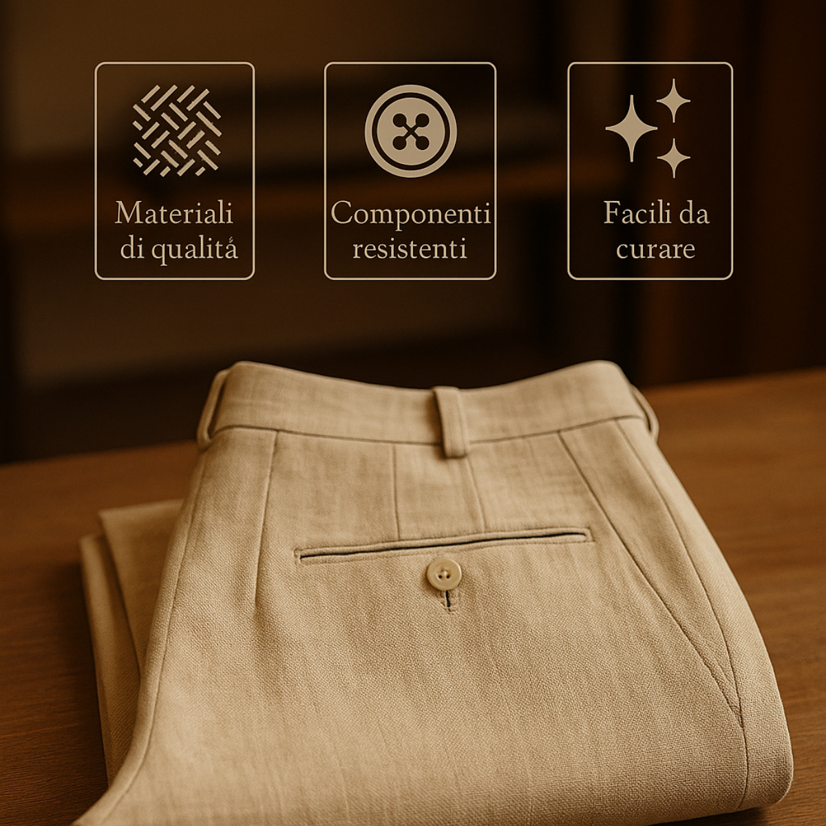 LEINEN SOMMERHOSEN