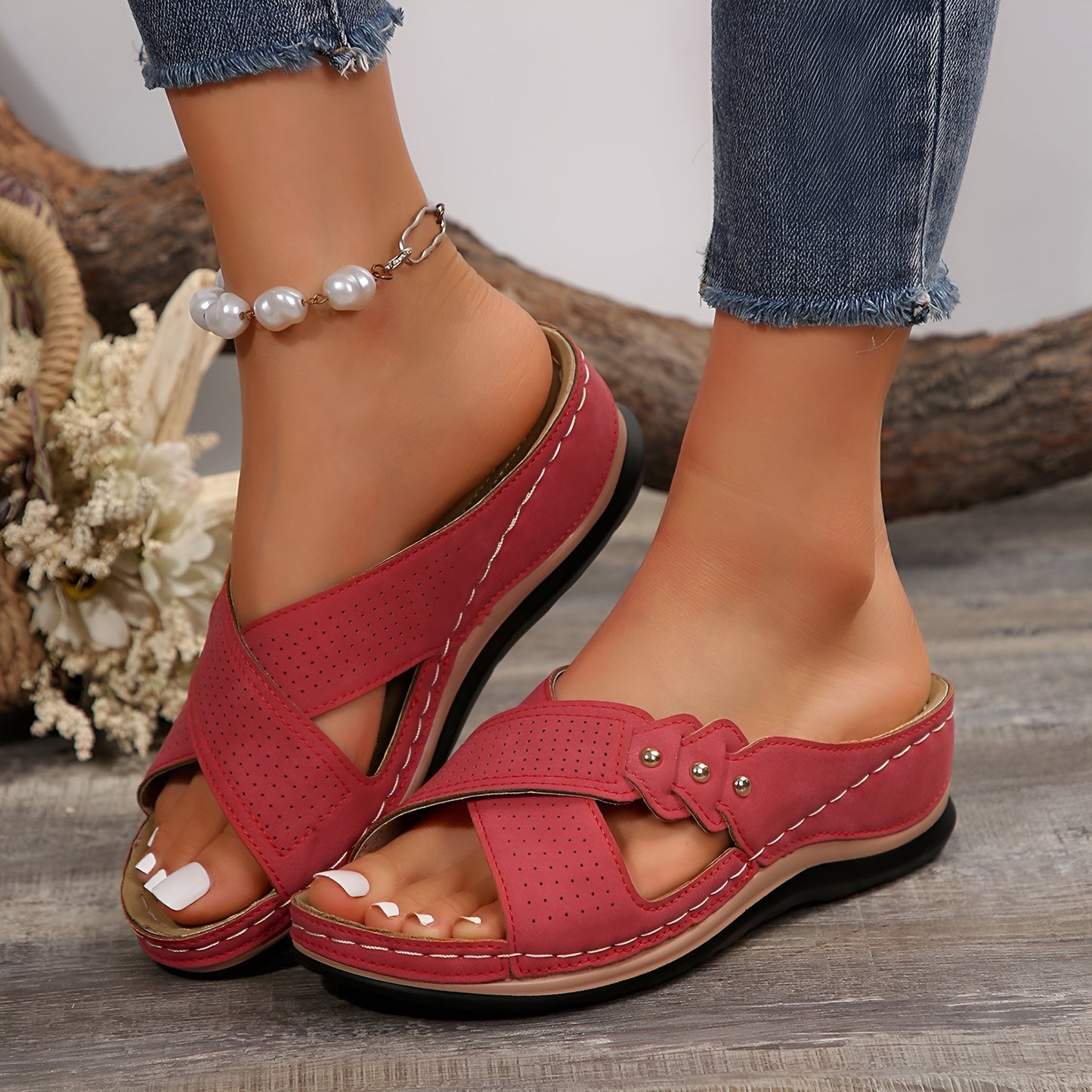 Orthopädische Sandalen - Ergonomische Unterstützung & Stoßdämpfender Komfort
