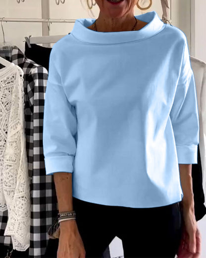 WIEBKE I COMFORTABELE 3/4-MOUWENBLOUSE