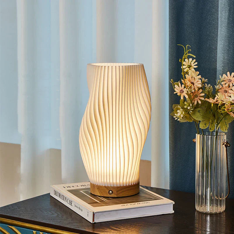 Serene wavecrest lamp