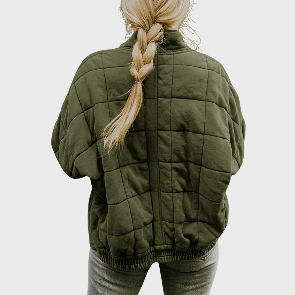Arlene™ – Elegante, gewatteerde oversized jas