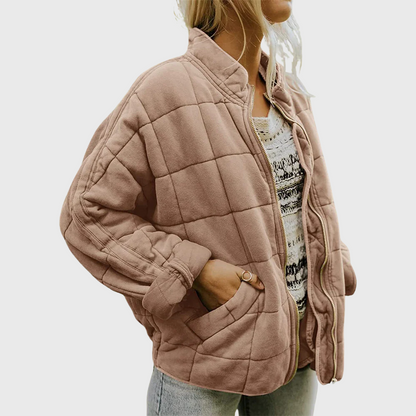 Arlene™ – Elegante, gewatteerde oversized jas