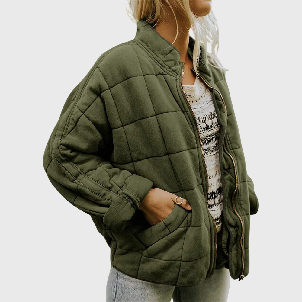 Arlene™ – Elegante, gewatteerde oversized jas