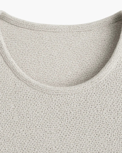 Aurel | Ademend gebreid T-shirt met lange mouwen