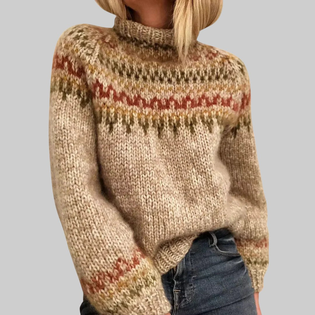 EMA | NORDIC KNITTED SWEATER FOR WOMEN