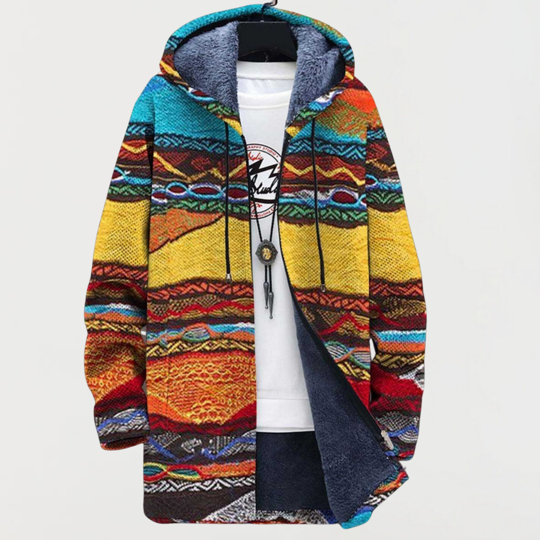 Elena | Cardigan met tribale kunst