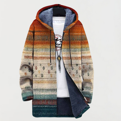 Ava | Autumn Stripes Hoodie