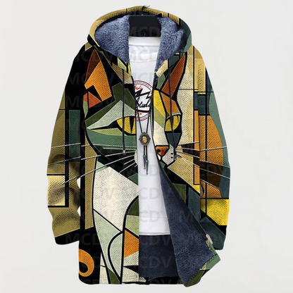 Luna | Geometrische Kat Hoodie