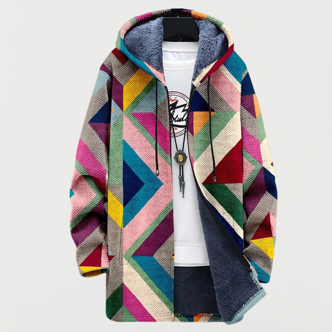 Zara | Geometrischer Kunst Cardigan