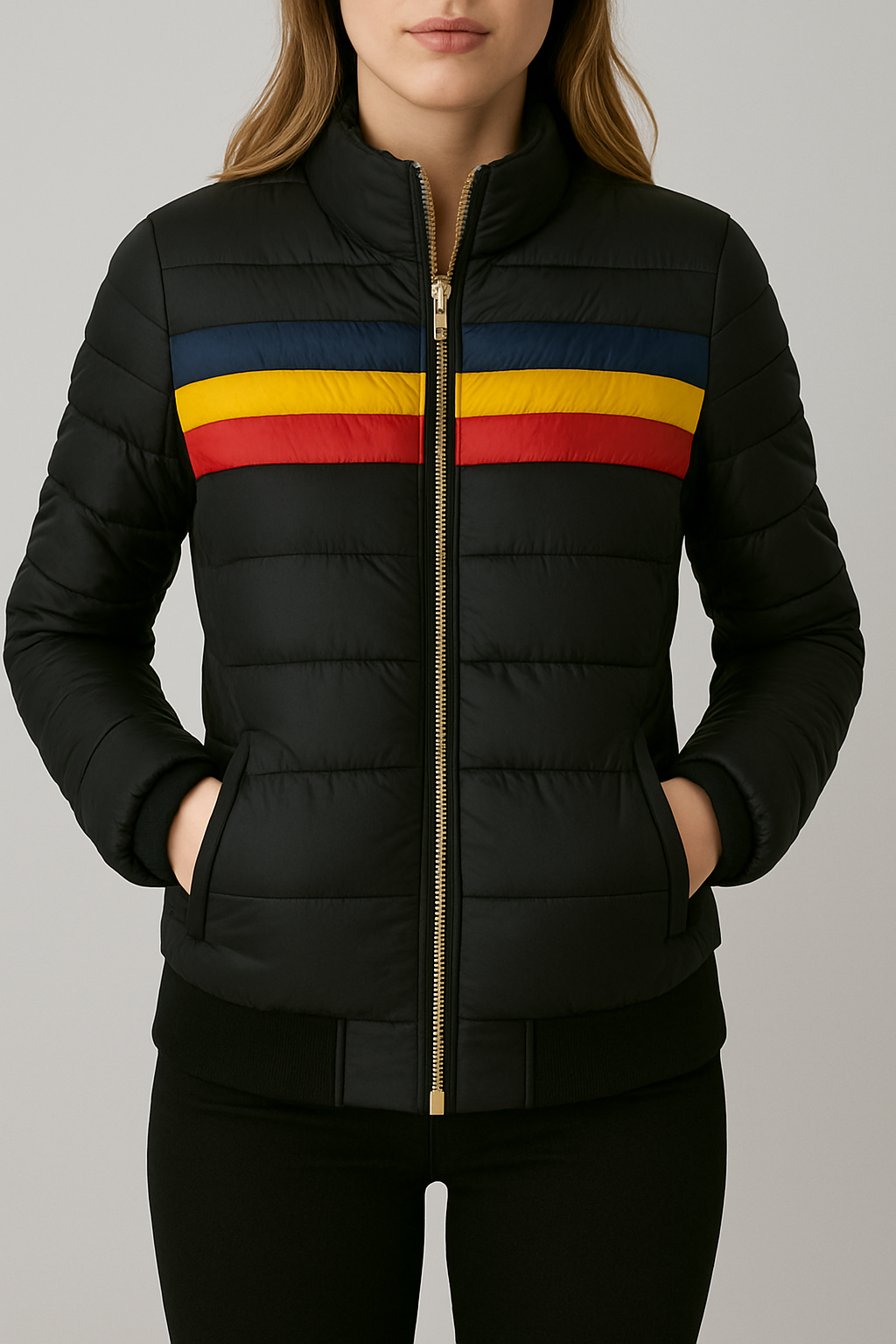 Elaine - Chic retro-stijl hooded jack