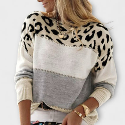 Cheyenne – Bequemer Pullover mit Leopardenmuster