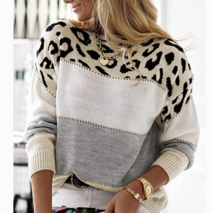 ChatGPT said:  Sophie | Stilvoller Panther-Pullover