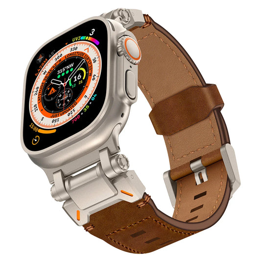 Invictus Echt Lederen Apple Watch Bandje