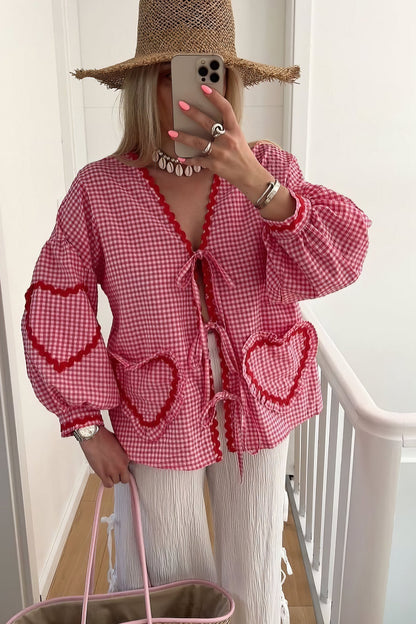 GRACIE Herzbluse