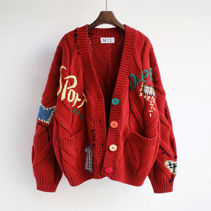 Retro Revival Strickjacke von Valentina Rossi