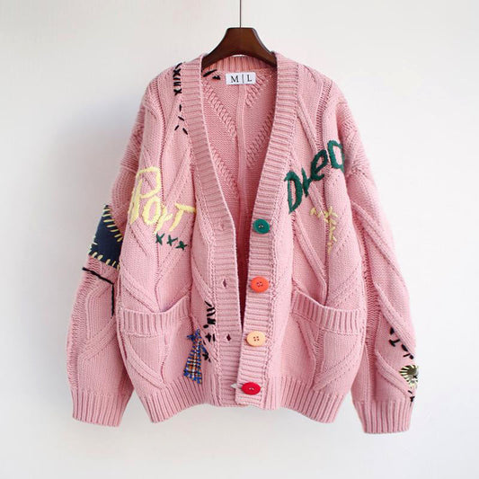 Retro Revival Strickjacke von Valentina Rossi