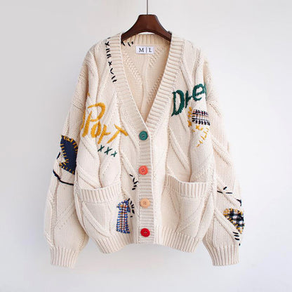 Retro Revival Strickjacke von Valentina Rossi