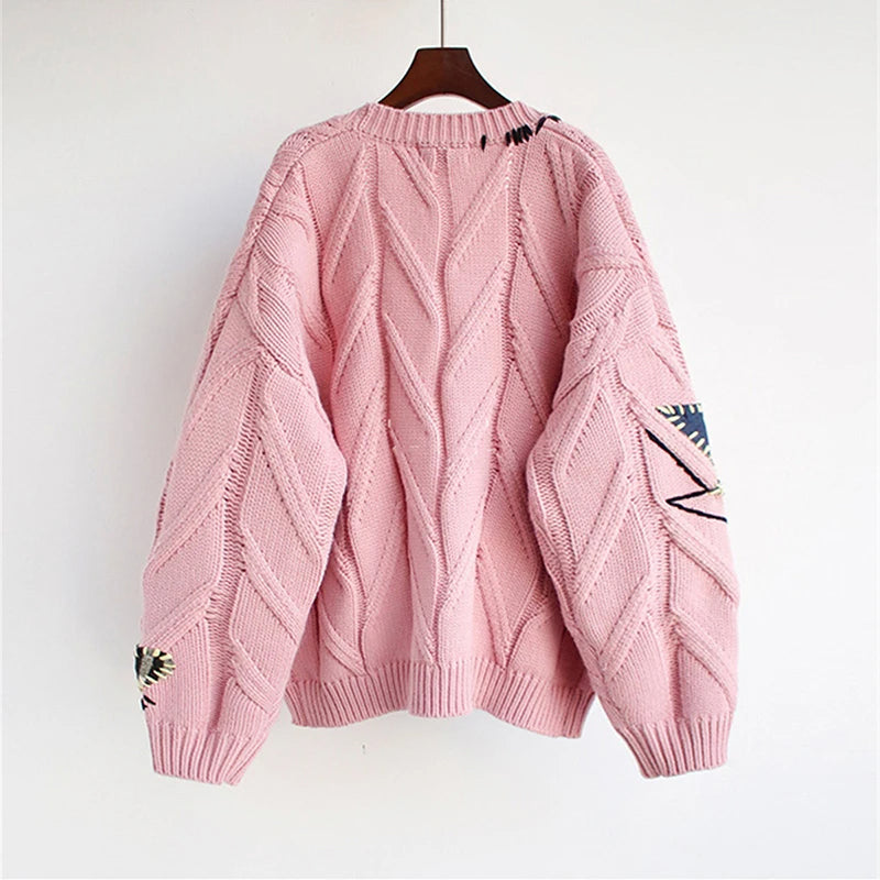 Retro Revival Strickjacke von Valentina Rossi