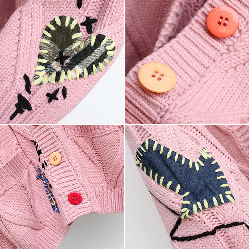 Retro Revival Strickjacke von Valentina Rossi