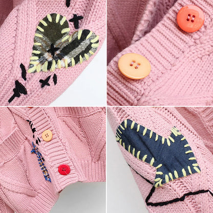 Retro Revival Strickjacke von Valentina Rossi