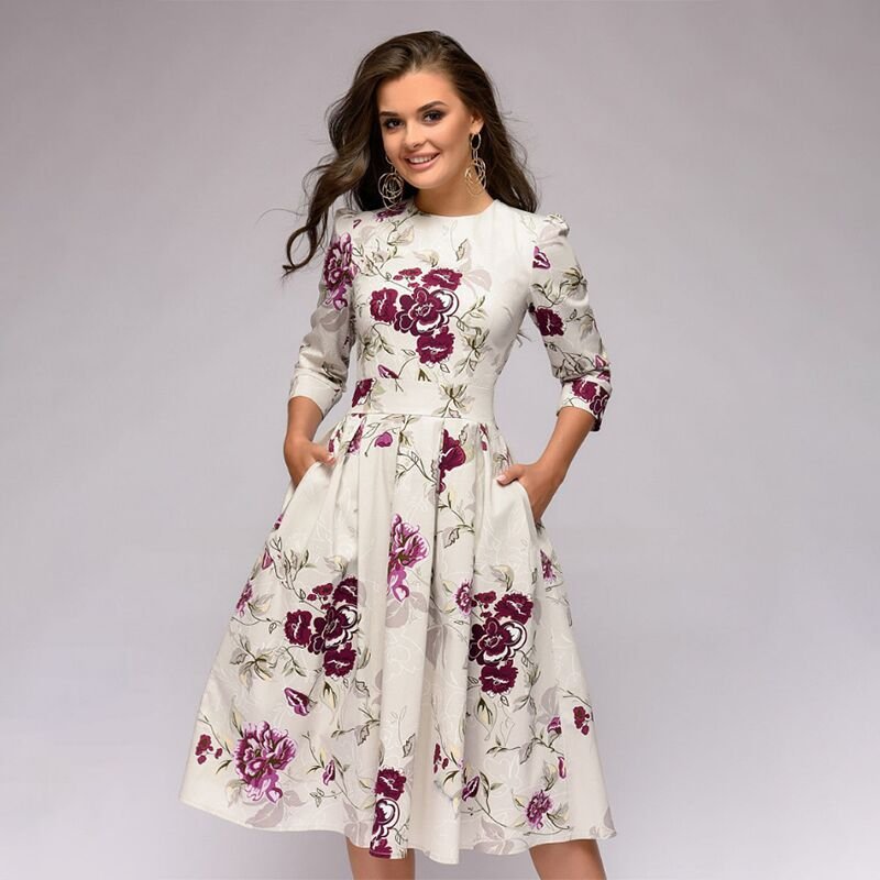SIBYLLE I FLORALES KLEID