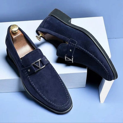 Verona chique loafers van suède
