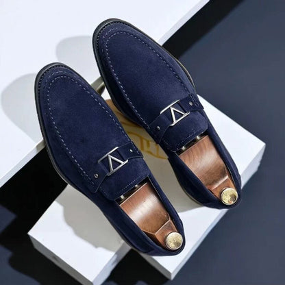 Verona chique loafers van suède