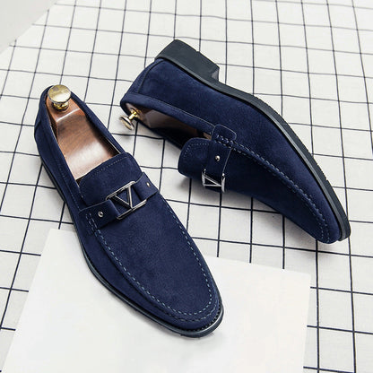 Verona chique loafers van suède