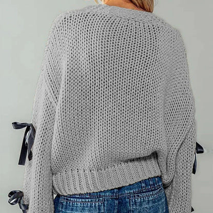 Belle Bow Strickjacke