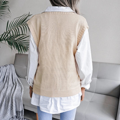 Ellsworth Calloway Gebreid wollen vest