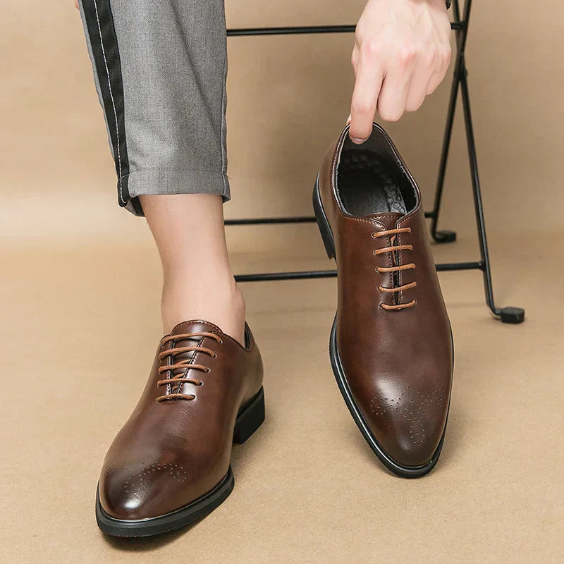 ELIAS™ | KLASSIEKE VETERSCHOENEN VAN LEER VOOR HEREN