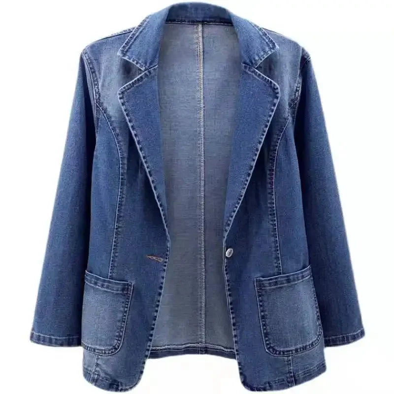 Nadia – Stilvoller Casual-Denim-Blazer