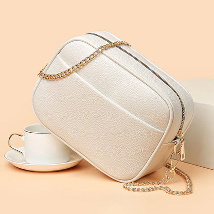 Zara | Geraffineerde leren schoudertas