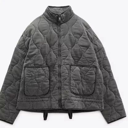 Roz - Veste Détaillée de Poche Quotidienne