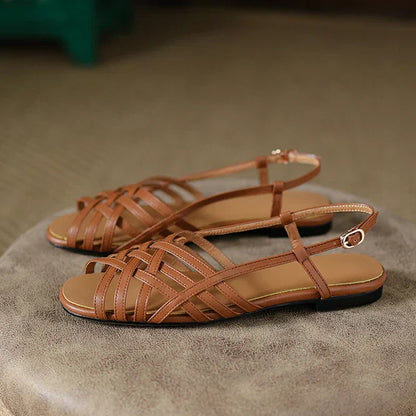 Solenza™| Klaire Platte Sandalen