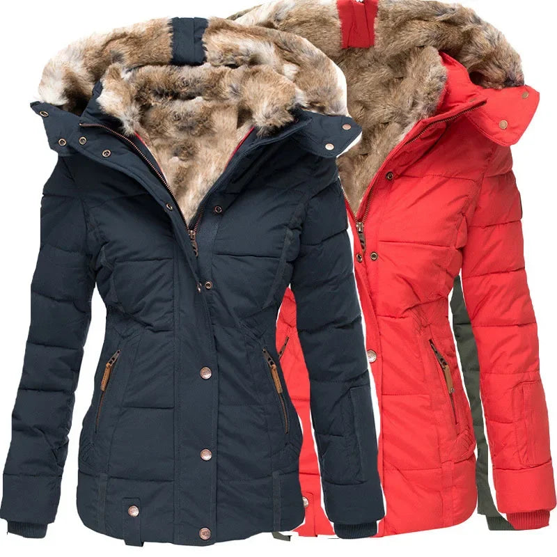Mystique & Co™ Winterjacke mit Kapuze und Fell