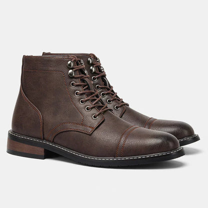 Olsen & Olsen™ Keith | Vintage derby's met neusnaad