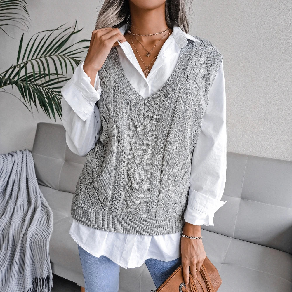 Ellsworth Calloway Gebreid wollen vest