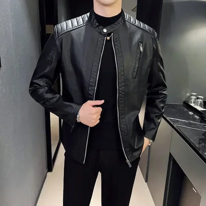 Elegante Lederjacke
