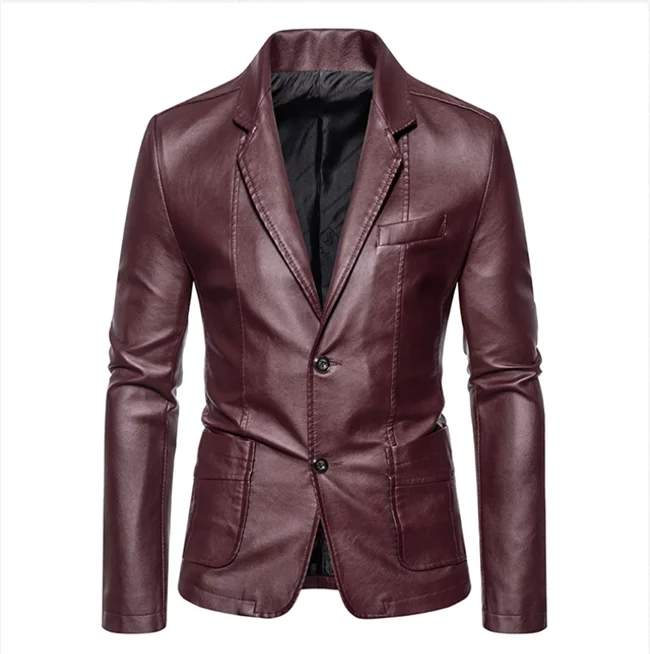 Rasmus™ Urban – Slim-Fit Blazer aus Kunstleder (mehrere Farben)