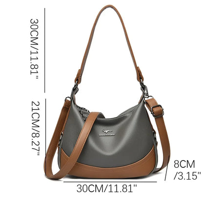 Mara Zweifarbige Schultertasche