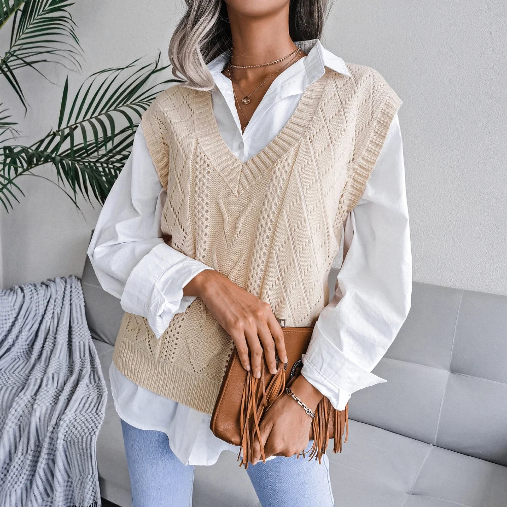Ellsworth Calloway Gebreid wollen vest