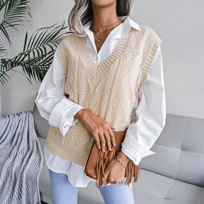 Ellsworth Calloway Gebreid wollen vest