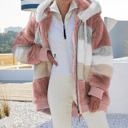 Liora - Luxueus zacht vest met capuchon