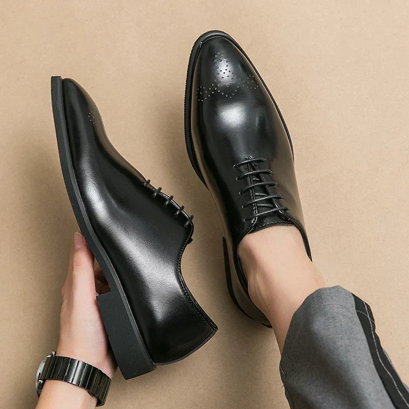 ELIAS™ | KLASSIEKE VETERSCHOENEN VAN LEER VOOR HEREN
